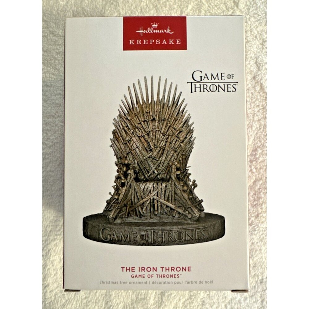 Hallmark Keepsake Ornament The Iron Throne Game of Thrones Plays Music BRAND NEW